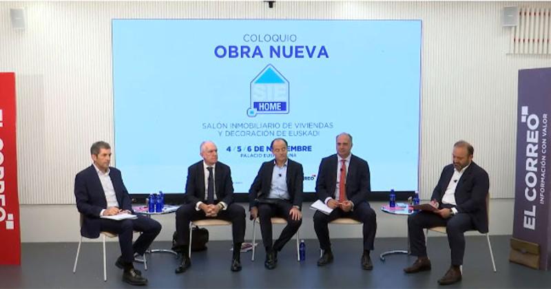 Mesa coloquio sobre el mercado de la vivienda nueva en Bizkaia
